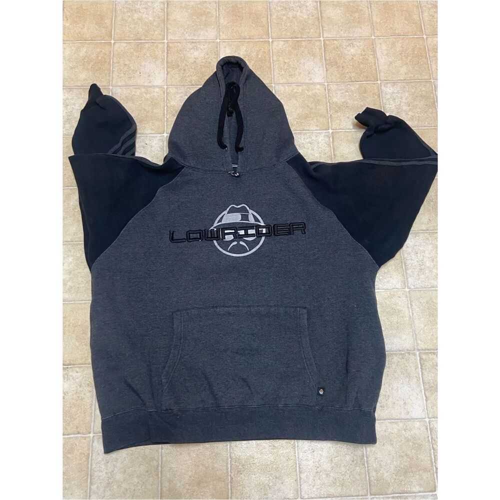 Vintage LOWRIDER MEN'S SWEATER (THE COLECCIÓN) LOGO HOODIE SIZE XXL